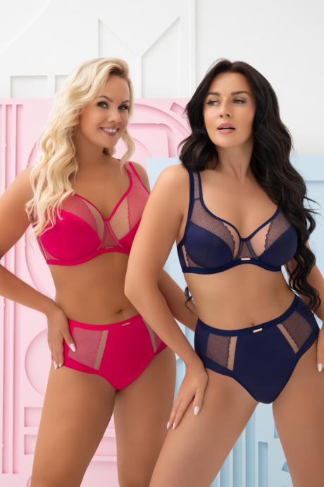 Gorsenia Бюстгальтер мягкий LUISSE K441/1 GRANATOWY синий