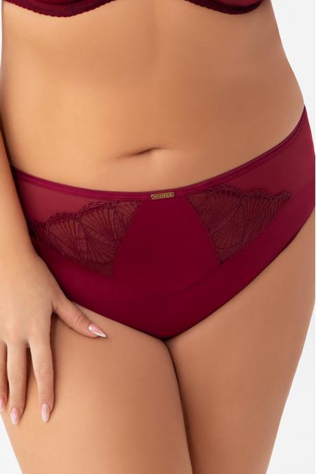 Gorsenia Труси бразиліано MIRA K944 бордовий