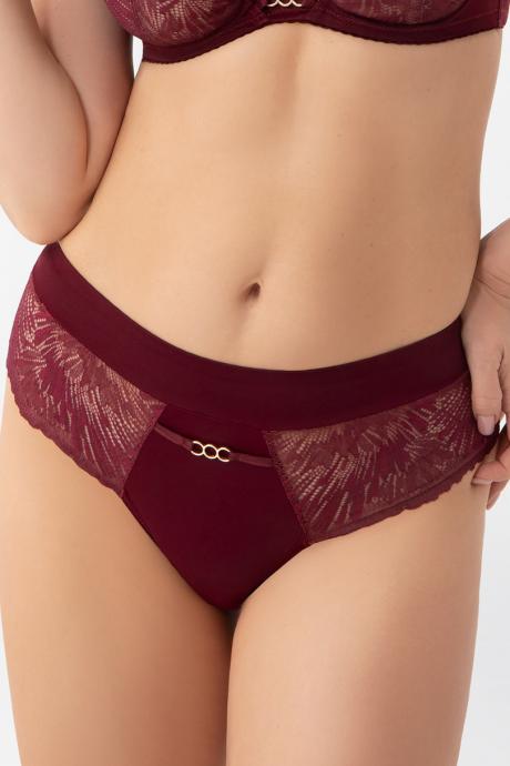 Gorsenia Труси MILA K957 BORDOWE бордовий