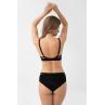 Gorsenia Труси бразиліано LILU B002 чорний