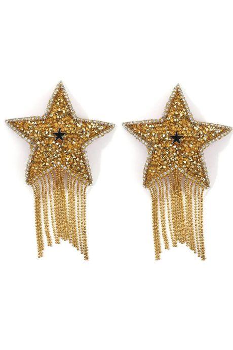 JSY Пестіс-зірки з бахромою JSY Nipple Sticker RT236112 Gold стікери золотий колір