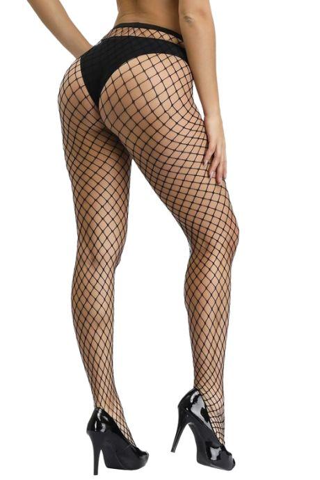 JSY Колготки у велику сітку T-8003 Black колір