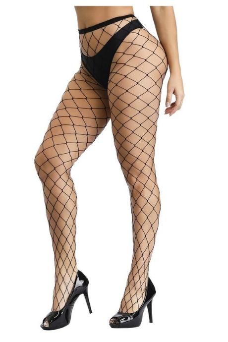 JSY Сексуальні колготки у дуже велику сітку Black колір