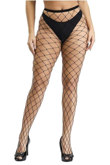 JSY Сексуальні колготки у дуже велику сітку Black колір