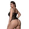 JSY Корсет JSY P61133 Black Plus Size чорний колір