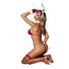 JSY Новорічний еротичний костюм зайчика JSY 8001 Red колір