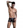 JSY Мужские эротические сетчатые трусы с ремнями Black