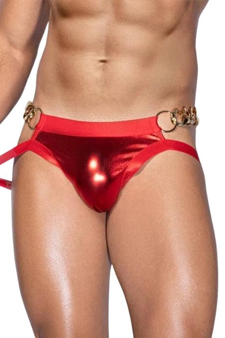 JSY Чоловічі еротичні труси JSY 9171T червоний колір