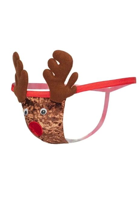 JSY Чоловічі еротичні труси «Олень» JSY 7276 коричневий колір