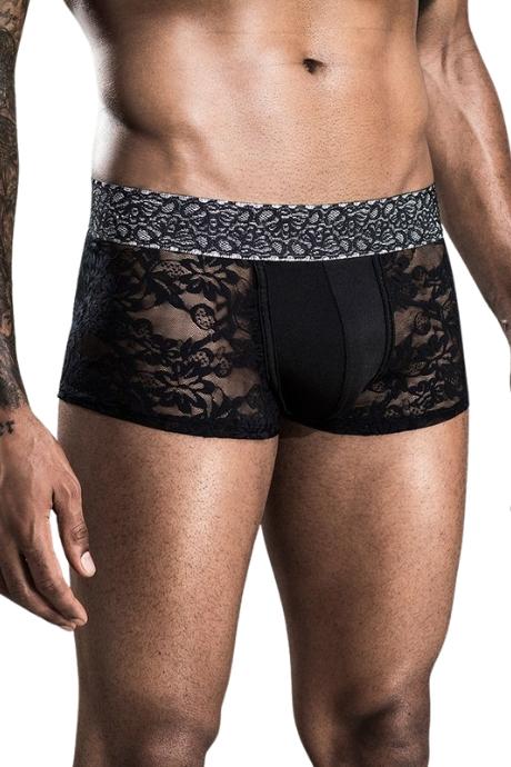 JSY Чоловічі трусики боксери Black колір