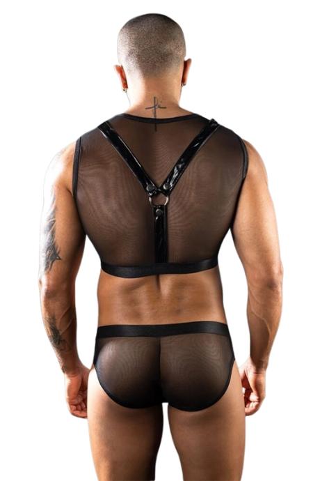 JSY Чоловічий еротичний комплект JSY 9173 чорний колір