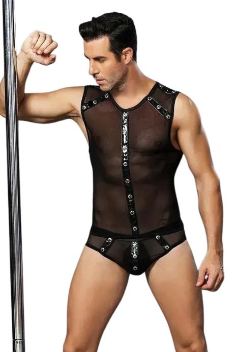 JSY Чоловічий еротичний костюм "Романтичний Стівен" Black колір