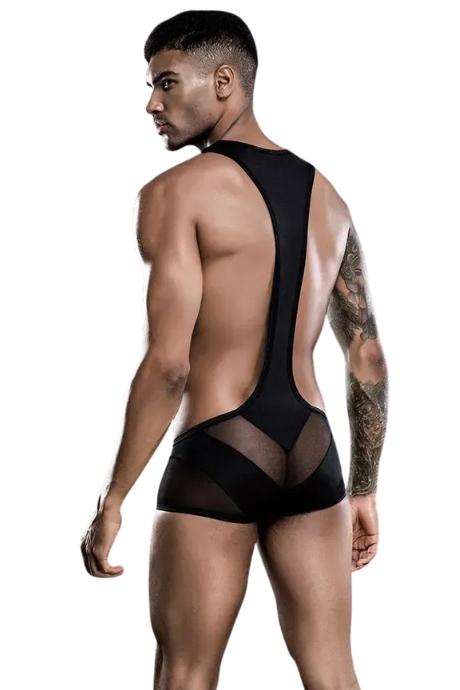 JSY Еротичний чоловічий боді "Потужний Саймон" Black колір
