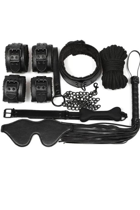 JSY Набор для BDSM 7в1 LY1003 Black