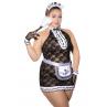JSY Эротический костюм горничной JSY P61107 Plus Size