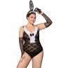 JSY Еротичний костюм зайчика JSY P61101 Plus Size чорний колір