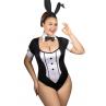JSY Еротичний костюм зайчика JSY P61102 Plus Size чорний колір