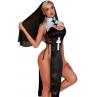 JSY Еротичний костюм черниці JSY 5950 чорний колір