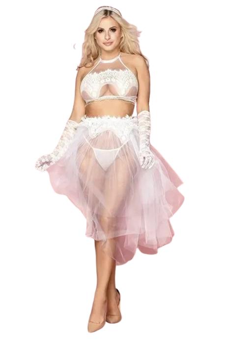 JSY Еротична весільна сукня «Невинна Мілана» White колір