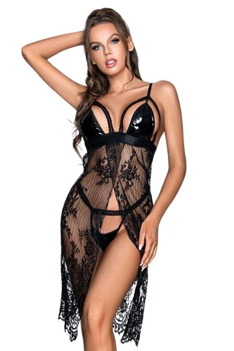 JSY Ажурный пеньюар на запах JSY 