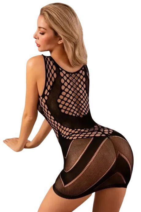 JSY Сукня-бодістокінг JSY «Приваблива Кармен» чорний колір