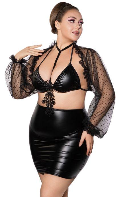 JSY Платье JSY P61159 Black Plus Size