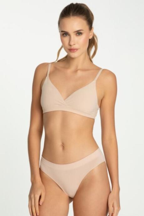 Julimex Труси жін Bamboo бежевий колір