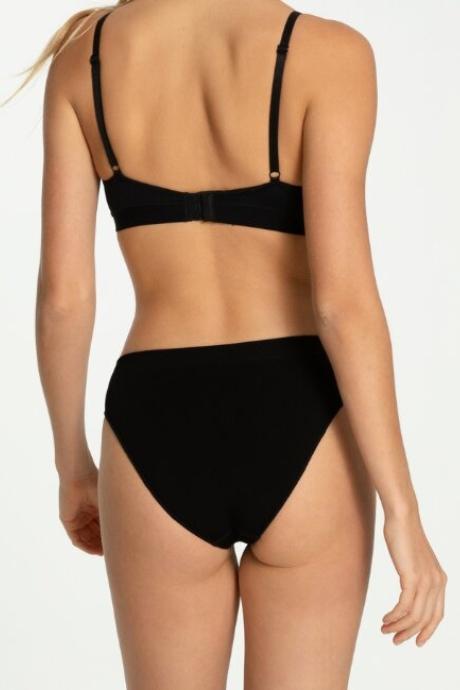 Julimex Труси жін Bamboo чорний колір