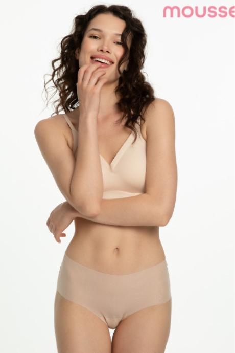 Julimex Труси жін Mousse Maxi бежевий колір