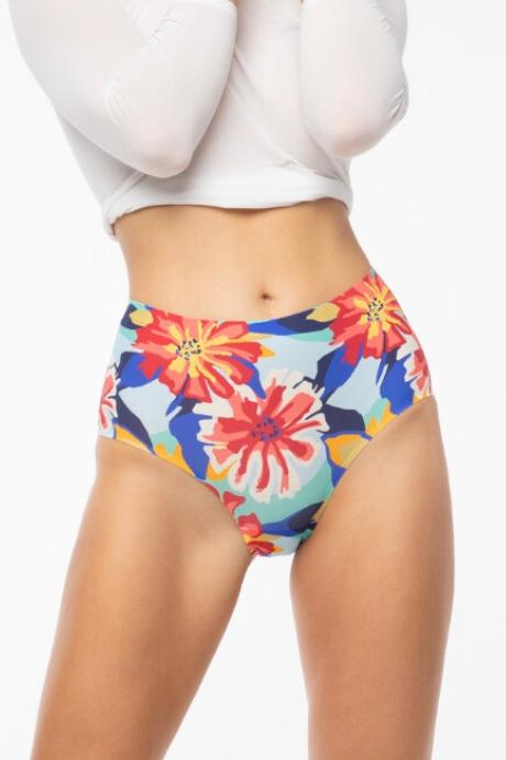 Julimex Труси жін Maxi Flower Folk блакитний колір