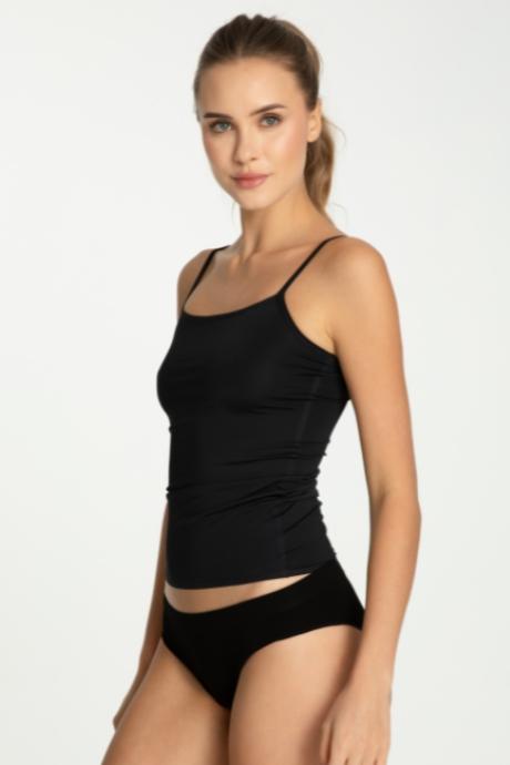 Julimex Майка жін Simple Cami Soft smooth czarne колір