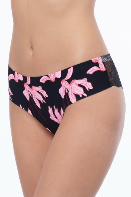 Julimex Труси жін Tanga cyclamen чорний колір