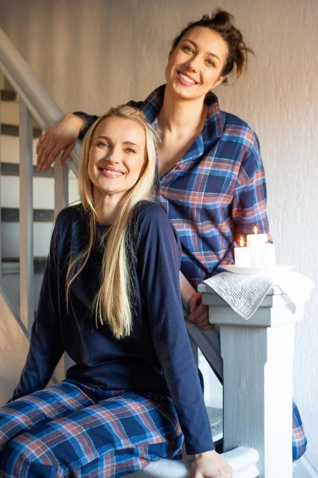 Key Сорочка жін LND 431 multicolor синій колір