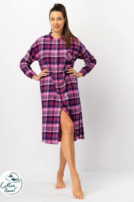 Key Сорочка жін LND 490 multicolor фіолетовий колір