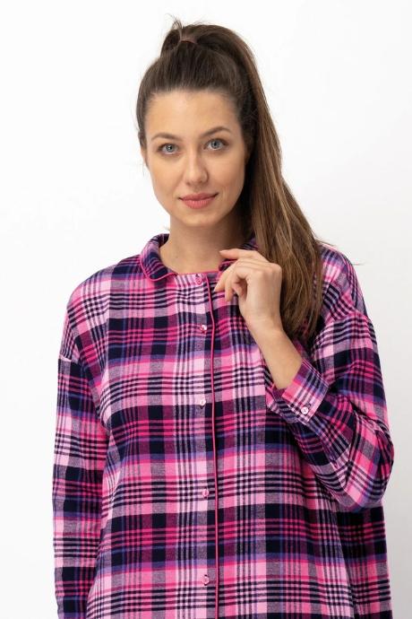 Key Сорочка жін LND 490 multicolor фіолетовий колір