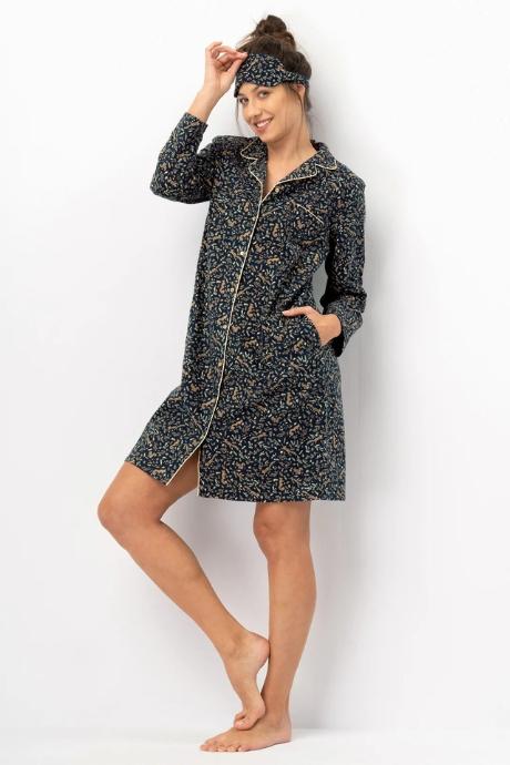 Key Сорочка жін LND 706 multicolor синій колір