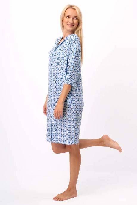 Key Сорочка жін LND 721 A25 multicolor блакитний колір