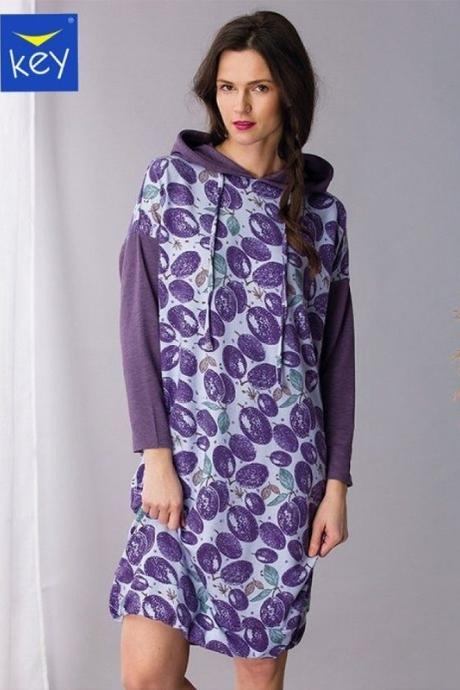 Распродажа Сорочка KEY LHD 206 фіолетовий колір