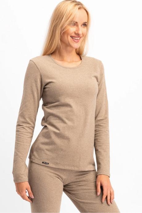 Key Футболка жін д.р. LVD 729 1 CB karmelowy bez