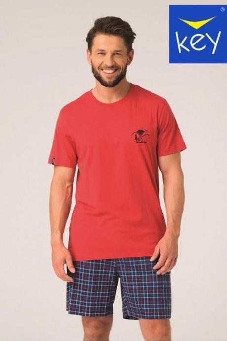 Key Піжама чол МNS 416 multicolor червоний колір