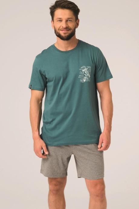 Key Піжама чол МNS 741 multicolor зелений колір