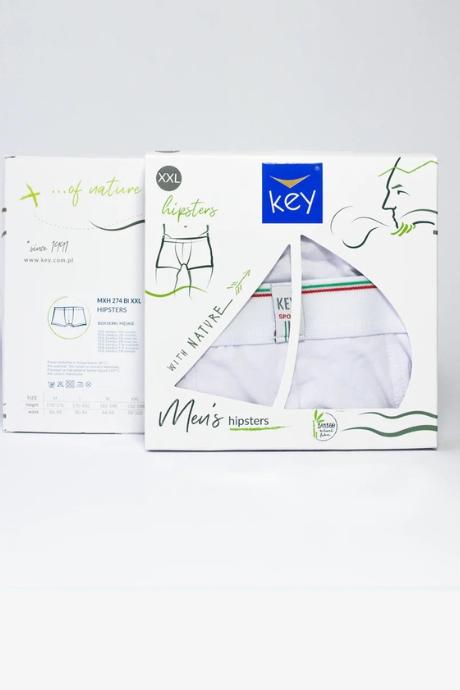 Key Шорти чол MXH 274 BI bialy