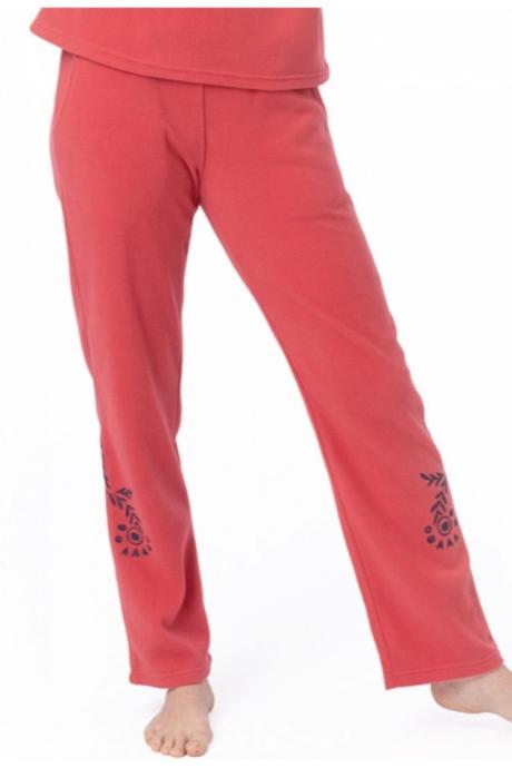 Key Комплект жіночий кофта+штани LHS 254 B23 помаранчевий колір