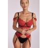 Kinga Бюст soft жін SC-1124 black red