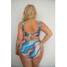 Kris Line Труси купальні жін Briefs Hight Waist Fiji голубий