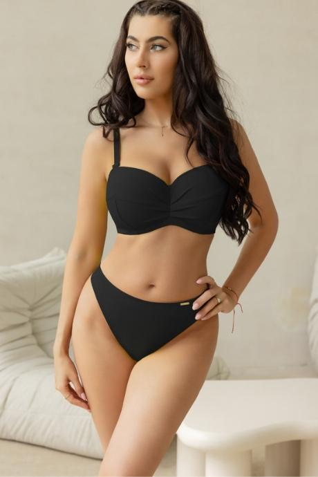 Kris Line Труси купальні жін Briefs Lemon black колір