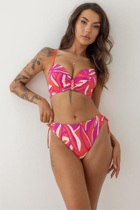 Kris Line Труси купальні жін Briefs Twist pink orange колір