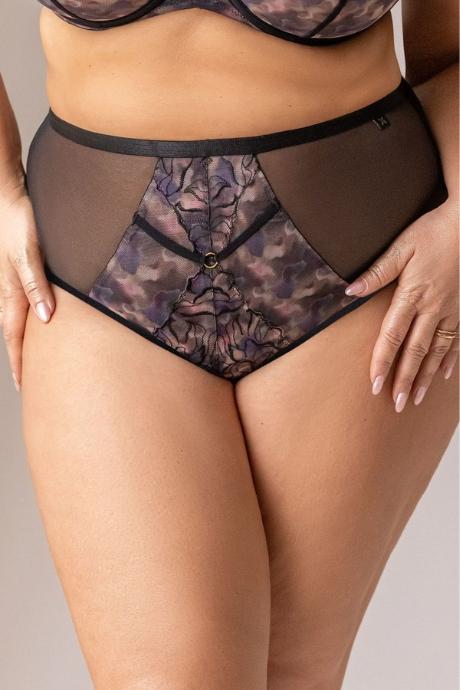 Kris Line предзаказ Трусы G BLURRY BLACK BRIEFSHIGHWAIST