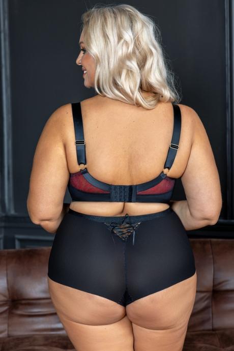 Kris Line предзаказ Бюстгальтер G CABARET BLACKRED SOFTFULLCUP бордовий колір