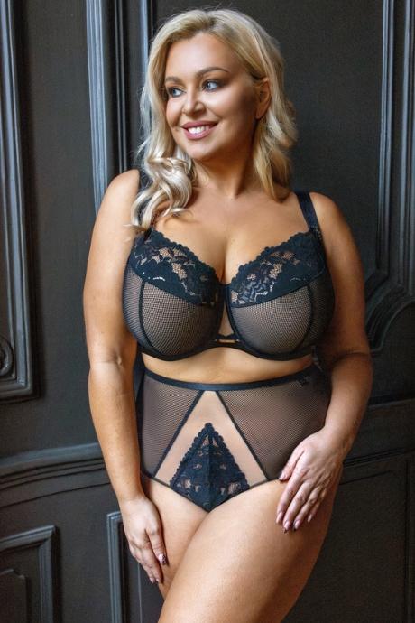 Kris Line предзаказ Бюстгальтер G COTTONFLOWER BLACK SOFTFULLCUP чорний колір